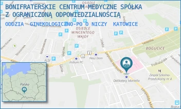ODDZIA GINEKOLOGICZNO-POONICZY - BONIFRATERSKIE CENTRUM MEDYCZNE SPÓŁKA Z OGRANICZONĄ ODPOWIEDZIALNOŚCIĄ - L.MARKIEFKI  87,  KATOWICE