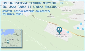 ODDZIAŁ GINEKOLOGICZNO-POŁOŻNICZY - SPECJALISTYCZNE CENTRUM MEDYCZNE  IM. ŚW. JANA PAWŁA II SPÓŁKA AKCYJNA - UL. JANA PAWŁA II 2,  POLANICA-ZDRÓJ