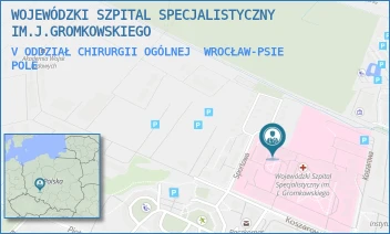 V ODDZIAŁ CHIRURGII OGÓLNEJ - WOJEWÓDZKI SZPITAL SPECJALISTYCZNY IM.J.GROMKOWSKIEGO - UL. KOSZAROWA 5,  WROCŁAW-PSIE POLE