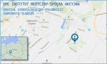 ODDZIAŁ GINEKOLOGICZNO-POŁOŻNICZY - EMC INSTYTUT MEDYCZNY SPÓŁKA AKCYJNA - UL. BOLESŁAWA CHROBREGO 5,  ZĄBKOWICE ŚLĄSKIE