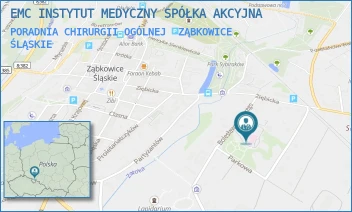 PORADNIA CHIRURGII OGÓLNEJ - EMC INSTYTUT MEDYCZNY SPÓŁKA AKCYJNA - UL. BOLESŁAWA CHROBREGO 5,  ZĄBKOWICE ŚLĄSKIE