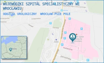 ODDZIAŁ UROLOGICZNY - WOJEWÓDZKI SZPITAL SPECJALISTYCZNY WE WROCŁAWIU - KAMIEŃSKIEGO 73A,  WROCŁAW-PSIE POLE