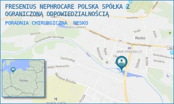 PORADNIA CHIRURGICZNA - FRESENIUS NEPHROCARE POLSKA SPÓŁKA Z OGRANICZONĄ ODPOWIEDZIALNOŚCIĄ - JEDNOŚCI NARODOWEJ 8,  RESKO