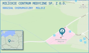 ODDZIAŁ CHIRURGICZNY - MILICKIE CENTRUM MEDYCZNE SP. Z O.O. W RESTRUKTURYZACJI - UL. GRZYBOWA 1,  MILICZ