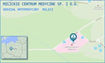 ODDZIAŁ ORTOPEDYCZNY - MILICKIE CENTRUM MEDYCZNE SP. Z O.O. W RESTRUKTURYZACJI - UL. GRZYBOWA 1,  MILICZ