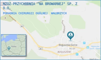 PORADNIA CHIRURGII OGÓLNEJ - NZOZ-PRZYCHODNIA "NA BROWARNEJ" SP. Z O.O. - UL. BROWARNA 3,  WAŁBRZYCH