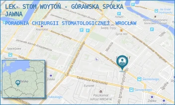PORADNIA CHIRURGII STOMATOLOGICZNEJ - LEK- STOM WOYTOŃ - GÓRAWSKA SPÓŁKA JAWNA - UL. KOMUNY PARYSKIEJ 78,  WROCŁAW