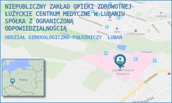 ODDZIAŁ GINEKOLOGICZNO-POŁOŻNICZY - NIEPUBLICZNY ZAKŁAD OPIEKI ZDROWOTNEJ ŁUŻYCKIE CENTRUM MEDYCZNE W LUBANIU SPÓŁKA Z OGRANICZONĄ ODPOWIEDZIALNOŚCIĄ - UL. ZAWIDOWSKA 4,  LUBAŃ
