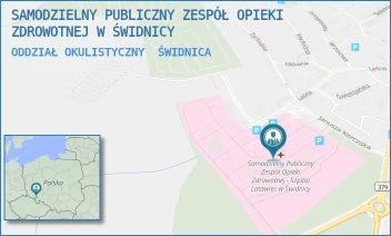 ODDZIAŁ OKULISTYCZNY - SAMODZIELNY PUBLICZNY ZESPÓŁ OPIEKI ZDROWOTNEJ W ŚWIDNICY - UL. LEŚNA 27-29,  ŚWIDNICA