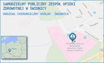 ODDZIAŁ CHIRURGICZNY OGÓLNY - SAMODZIELNY PUBLICZNY ZESPÓŁ OPIEKI ZDROWOTNEJ W ŚWIDNICY - UL. LEŚNA 27-29,  ŚWIDNICA