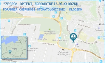 PORADNIA CHIRURGII STOMATOLOGICZNEJ - "ZESPÓŁ OPIEKI ZDROWOTNEJ" W KŁODZKU - WOJSKA POLSKIEGO 16,  KŁODZKO