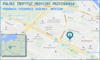 PORADNIA CHIRURGII OGÓLNEJ - PHM SPÓŁKA Z OGRANICZONĄ ODPOWIEDZIALNOŚCIĄ - UL. LEGNICKA 61,  WROCŁAW
