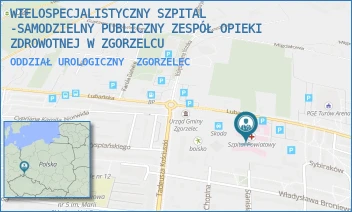 ODDZIAŁ UROLOGICZNY - WIELOSPECJALISTYCZNY SZPITAL -SAMODZIELNY PUBLICZNY ZESPÓŁ OPIEKI ZDROWOTNEJ W ZGORZELCU - UL. LUBAŃSKA 11-12,  ZGORZELEC