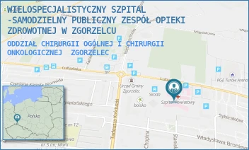 ODDZIAŁ CHIRURGII OGÓLNEJ I CHIRURGII ONKOLOGICZNEJ - WIELOSPECJALISTYCZNY SZPITAL -SAMODZIELNY PUBLICZNY ZESPÓŁ OPIEKI ZDROWOTNEJ W ZGORZELCU - UL. LUBAŃSKA 11-12,  ZGORZELEC