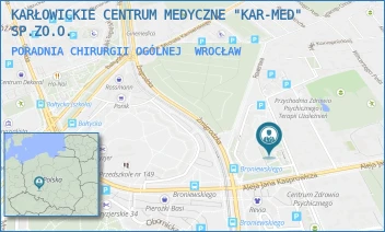 PORADNIA CHIRURGII OGÓLNEJ - KARŁOWICKIE CENTRUM MEDYCZNE "KAR-MED" SP.ZO.O. - UL. KS. NORBERTA BONCZYKA 20,  WROCŁAW