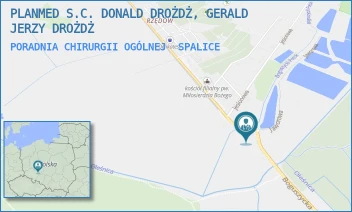 PORADNIA CHIRURGII OGÓLNEJ - PLANMED S.C. DONALD DROŻDŻ, GERALD JERZY DROŻDŻ - UL. BOGUSZYCKA 31,  SPALICE