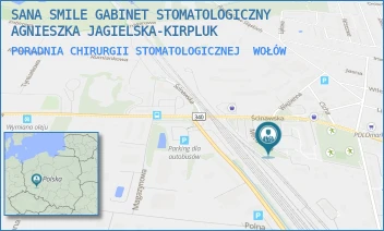 PORADNIA CHIRURGII STOMATOLOGICZNEJ - SANA SMILE GABINET STOMATOLOGICZNY AGNIESZKA JAGIELSKA-KIRPLUK - UL. METALOWA 1/2,  WOŁÓW