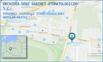 PORADNIA CHIRURGII STOMATOLOGICZNEJ - ORCHIDEA-DENT GABINET STOMATOLOGICZNY S.C. - UL. OŁTASZYŃSKA 92C/1,  WROCŁAW-KRZYKI