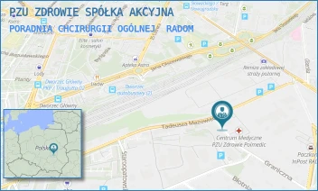 PORADNIA CHCIRURGII OGÓLNEJ - PZU ZDROWIE SPÓŁKA AKCYJNA - GRANICZNA 24,  RADOM