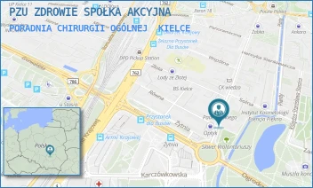 PORADNIA CHIRURGII OGÓLNEJ - PZU ZDROWIE SPÓŁKA AKCYJNA - IGNACEGO PADEREWSKIEGO 4B,  KIELCE