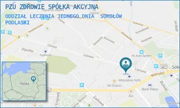 ODDZIAŁ LECZENIA JEDNEGO DNIA - PZU ZDROWIE SPÓŁKA AKCYJNA - LIPOWA 5,  SOKOŁÓW PODLASKI