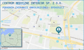 PORADNIA CHIRURGII ONKOLOGICZNEJ - CENTRUM MEDYCZNE INTERCOR SP. Z O.O. - KASZTANOWA 57,  BYDGOSZCZ