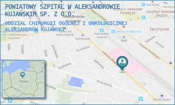 ODDZIAŁ CHIRURGII OGÓLNEJ I ONKOLOGICZNEJ - POWIATOWY SZPITAL W ALEKSANDROWIE KUJAWSKIM SP. Z O.O. - SŁOWACKIEGO 18.,  ALEKSANDRÓW KUJAWSKI