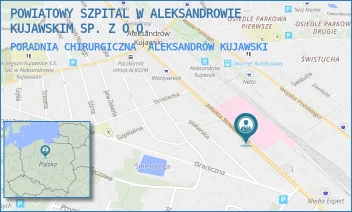 PORADNIA CHIRURGICZNA - POWIATOWY SZPITAL W ALEKSANDROWIE KUJAWSKIM SP. Z O.O. - SŁOWACKIEGO 18.,  ALEKSANDRÓW KUJAWSKI