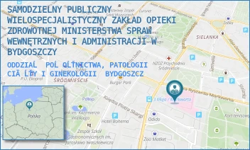 ODDZIAĹ POĹOĹŤNICTWA, PATOLOGII CIÄĹŤY I GINEKOLOGII - SAMODZIELNY PUBLICZNY WIELOSPECJALISTYCZNY ZAKŁAD OPIEKI ZDROWOTNEJ MINISTERSTWA SPRAW WEWNĘTRZNYCH I ADMINISTRACJI W BYDGOSZCZY - MARKWARTA 4-6,  BYDGOSZCZ