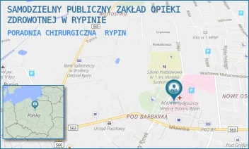 PORADNIA CHIRURGICZNA - SAMODZIELNY PUBLICZNY ZAKŁAD OPIEKI ZDROWOTNEJ W RYPINIE - 3 MAJA 2,  RYPIN