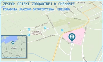 PORADNIA URAZOWO-ORTOPEDYCZNA - ZESPÓŁ OPIEKI ZDROWOTNEJ W CHEŁMNIE - PLAC RYDYGIERA 1,  CHEŁMNO