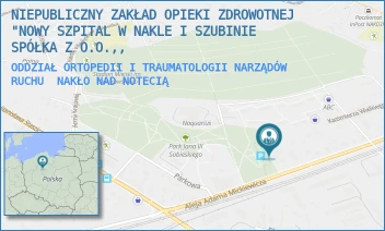 ODDZIAŁ ORTOPEDII I TRAUMATOLOGII NARZĄDÓW RUCHU - NOWY SZPITAL W NAKLE I SZUBINIE SPÓŁKA Z O.O. - MICKIEWICZA 7,  NAKŁO NAD NOTECIĄ