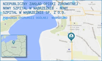 PORADNIA CHIRURGII OGÓLNEJ - NIEPUBLICZNY ZAKŁAD OPIEKI ZDROWOTNEJ NOWY SZPITAL W WĄBRZEŹNIE - NOWY SZPITAL W WĄBRZEŹNIE SP. Z O.O. - WOLNOŚCI 27,  WĄBRZEŹNO