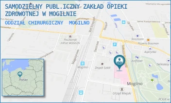 ODDZIAŁ CHIRURGICZNY - SAMODZIELNY PUBL.ICZNY ZAKŁAD OPIEKI ZDROWOTNEJ W MOGILNIE - KOŚCIUSZKI 6,  MOGILNO