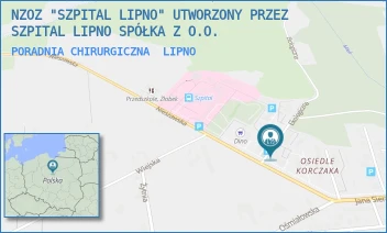 PORADNIA CHIRURGICZNA - NZOZ "SZPITAL LIPNO" UTWORZONY PRZEZ SZPITAL LIPNO SPÓŁKA Z O.O. - NIESZAWSKA 6,  LIPNO