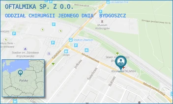 ODDZIAŁ CHIRURGII JEDNEGO DNIA - OFTALMIKA SP. Z O.O. - MODRZEWIOWA 15,  BYDGOSZCZ