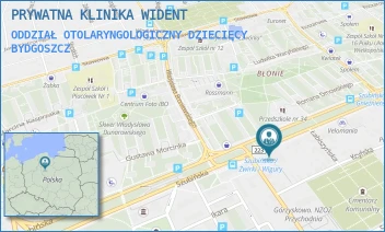 ODDZIAŁ OTOLARYNGOLOGICZNY DZIECIĘCY - PRYWATNA KLINIKA WIDENT - SZUBIŃSKA 93-95,  BYDGOSZCZ