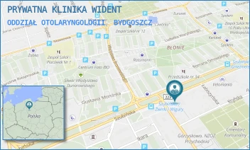 ODDZIAŁ OTOLARYNGOLOGII - PRYWATNA KLINIKA WIDENT - SZUBIŃSKA 93-95,  BYDGOSZCZ