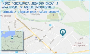 CHIRURGIA JEDNEGO DNIA - NZOZ "CHIRURGIA JEDNEGO DNIA" J. ZNAJEWSKI W GOLUBIU-DOBRZYNIU - BOHATERÓW WRZEŚNIA 1A,  GOLUB-DOBRZYŃ