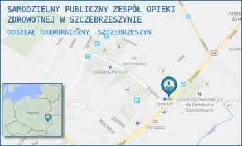 ODDZIAŁ CHIRURGICZNY - SAMODZIELNY PUBLICZNY ZESPÓŁ OPIEKI ZDROWOTNEJ W SZCZEBRZESZYNIE - DR. ZYGMUNTA KLUKOWSKIEGO 3,  SZCZEBRZESZYN