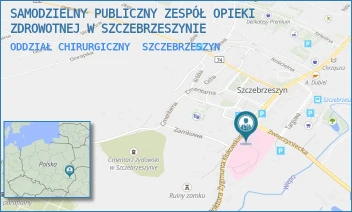 ODDZIAŁ CHIRURGICZNY - SAMODZIELNY PUBLICZNY ZESPÓŁ OPIEKI ZDROWOTNEJ W SZCZEBRZESZYNIE - D-RA ZYGMUNTA KLUKOWSKIEGO 3,  SZCZEBRZESZYN