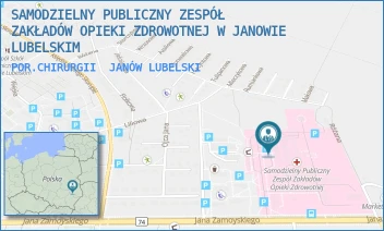 POR.CHIRURGII - SAMODZIELNY PUBLICZNY ZESPÓŁ ZAKŁADÓW OPIEKI ZDROWOTNEJ W JANOWIE LUBELSKIM - JANA ZAMOYSKIEGO 149,  JANÓW LUBELSKI