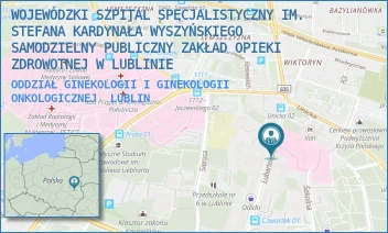ODDZIAŁ GINEKOLOGII I GINEKOLOGII ONKOLOGICZNEJ - WOJEWÓDZKI SZPITAL SPECJALISTYCZNY IM. STEFANA KARDYNAŁA WYSZYŃSKIEGO SAMODZIELNY PUBLICZNY ZAKŁAD OPIEKI ZDROWOTNEJ W LUBLINIE - LUBARTOWSKA 81,  LUBLIN