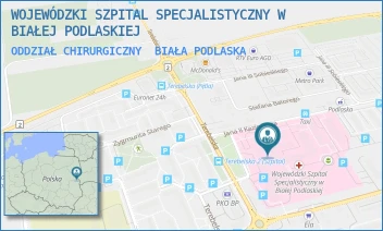 ODDZIAŁ CHIRURGICZNY - WOJEWÓDZKI SZPITAL SPECJALISTYCZNY W BIAŁEJ PODLASKIEJ - TEREBELSKA 57-65,  BIAŁA PODLASKA