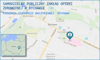PORADNIA CHIRURGII NACZYNIOWEJ - SAMODZIELNY PUBLICZNY ZAKŁAD OPIEKI ZDROWOTNEJ W BYCHAWIE - MARSZAŁKA JÓZEFA PIŁSUDSKIEGO 26-28/30,  BYCHAWA