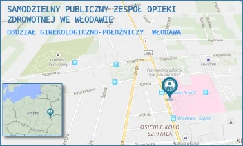 ODDZIAŁ GINEKOLOGICZNO-POŁOŻNICZY - SAMODZIELNY PUBLICZNY ZESPÓŁ OPIEKI ZDROWOTNEJ WE WŁODAWIE - AL. JÓZEFA PIŁSUDSKIEGO 64,  WŁODAWA