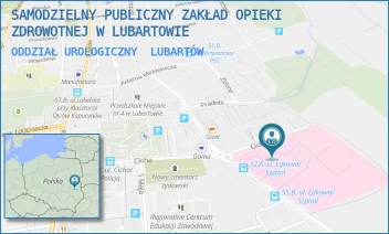 ODDZIAŁ UROLOGICZNY - SAMODZIELNY PUBLICZNY ZAKŁAD OPIEKI ZDROWOTNEJ W LUBARTOWIE - CICHA 14,  LUBARTÓW