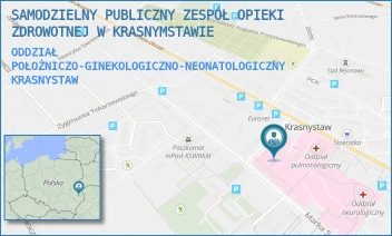 ODDZIAŁ POŁOŻNICZO-GINEKOLOGICZNO-NEONATOLOGICZNY - SAMODZIELNY PUBLICZNY ZESPÓŁ OPIEKI ZDROWOTNEJ W KRASNYMSTAWIE - GŁOWACKIEGO 3,  KRASNYSTAW