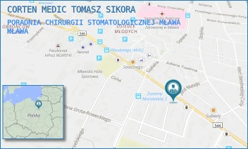 PORADNIA CHIRURGII STOMATOLOGICZNEJ MŁAWA - CORTEN MEDIC TOMASZ SIKORA - ALEJA JÓZEFA PIŁSUDSKIEGO 43/44,  MŁAWA