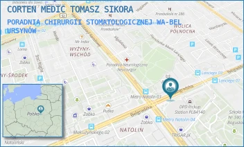 PORADNIA CHIRURGII STOMATOLOGICZNEJ WA-BEL - CORTEN MEDIC TOMASZ SIKORA - BELGRADZKA 4/U10,  URSYNÓW
